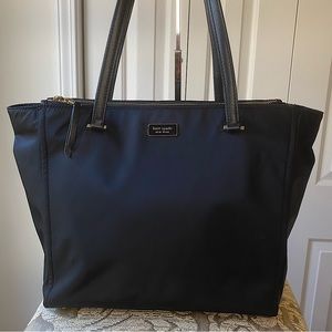 Kate Spade Nylon Tote Black Handbag